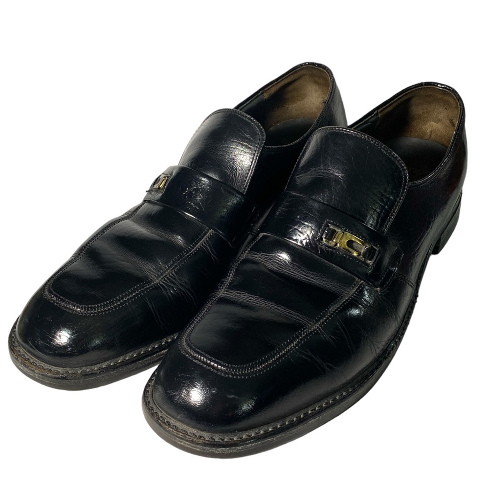 Hy-Test Safety Shoes Sanitized Size 10B Steel Toe Black Leather Union Made.